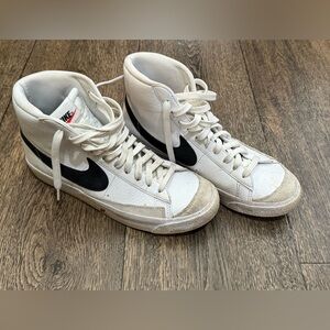 Nike Classic White and Black High-Tops